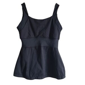 Lululemon Black Cinched‎ Waist Active Tank Top 6